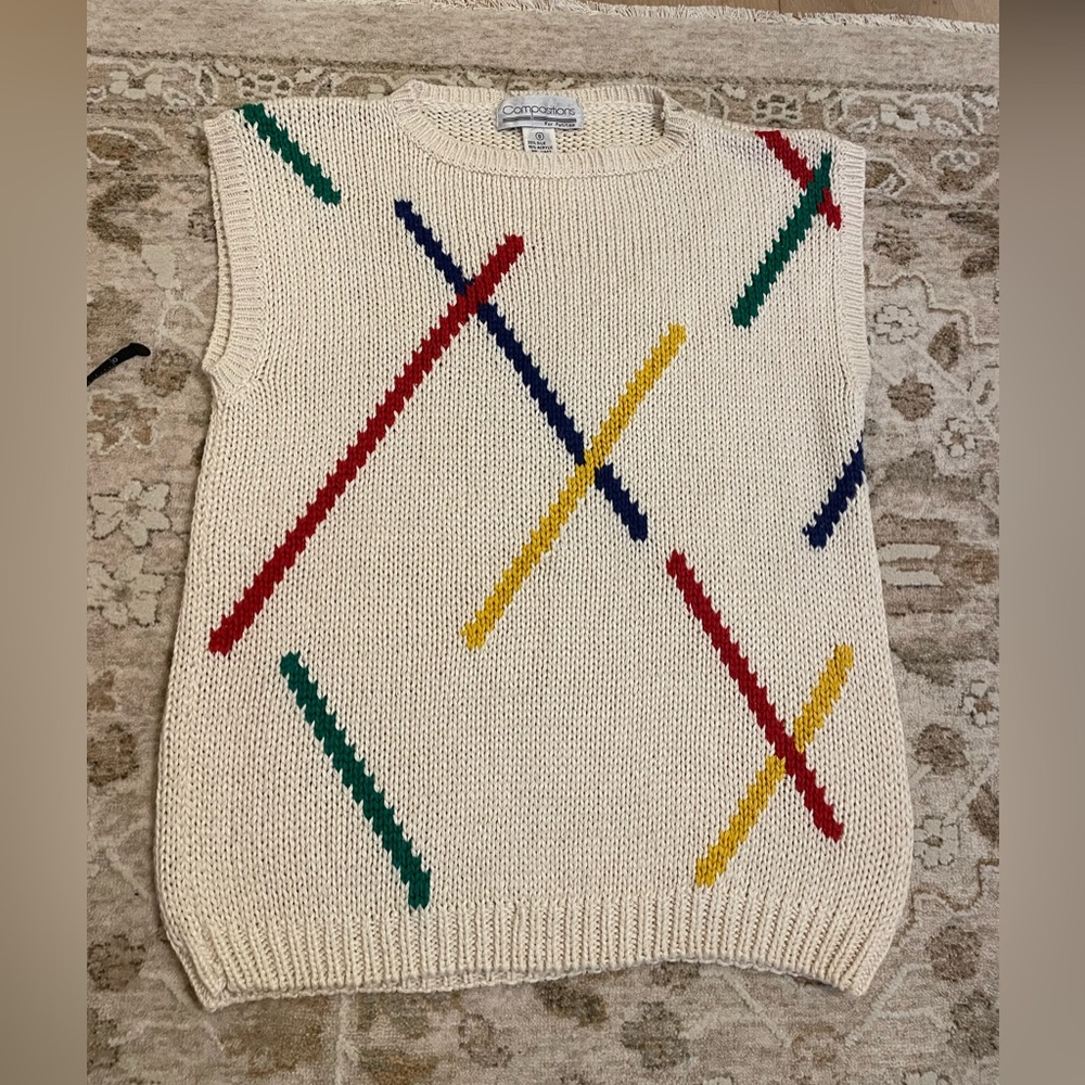 Vintage Compositions sweater vest